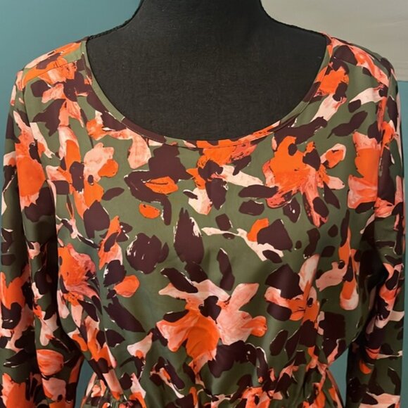 J Crew Floral Tulip Dress Size 8 - Picture 2 of 14